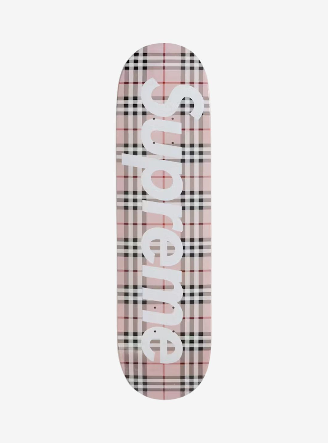 Supreme x Burberry Skateboard Deck Pink | ResellZone
