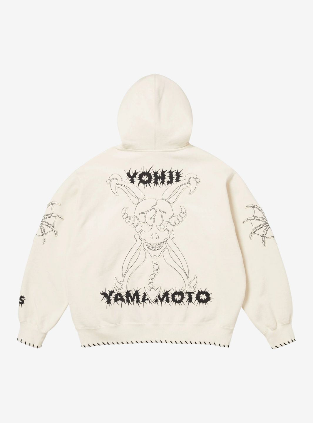 Supreme Y's by Yohji Yamamoto Zip Up Hooded Sweatshirt Natural | ResellZone