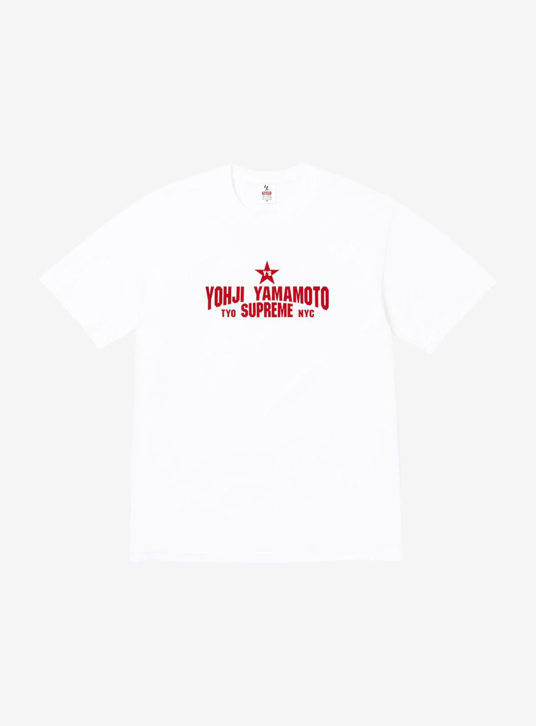 Supreme Y's by Yohji Yamamoto Star T-Shirt White | ResellZone