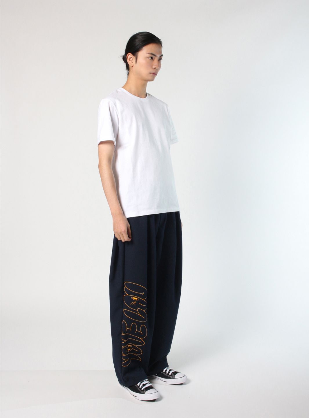 Tee Library Yove Lou (Baggy Pants) Navy | ResellZone