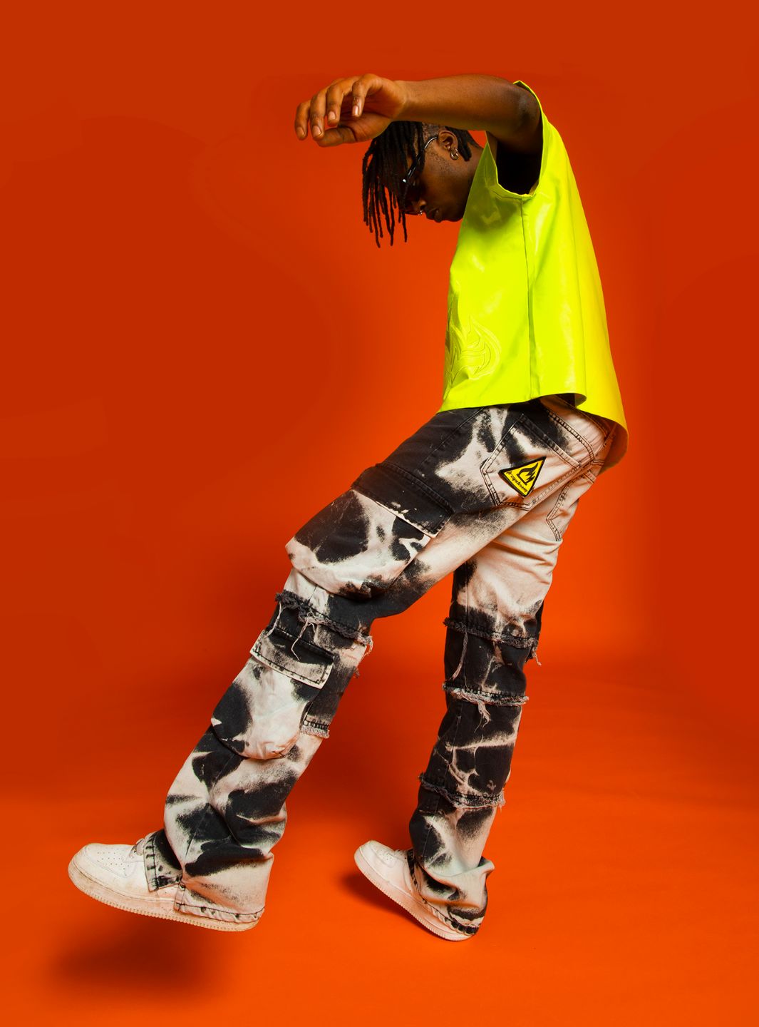 Trap Denim 9 Pockets Cargo Flare Jeans | ResellZone