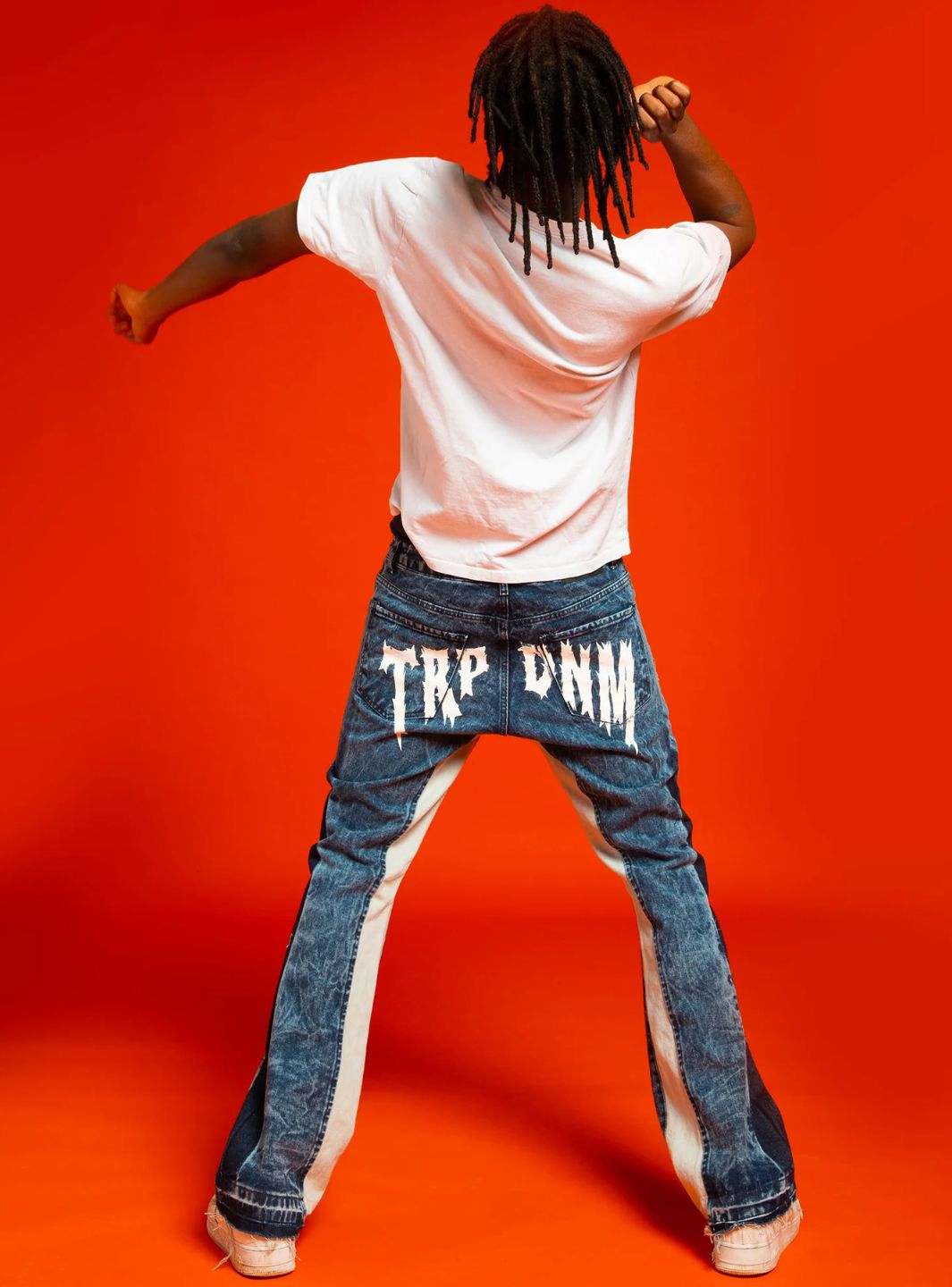 Trap Denim Double Knee Flare Denim | ResellZone