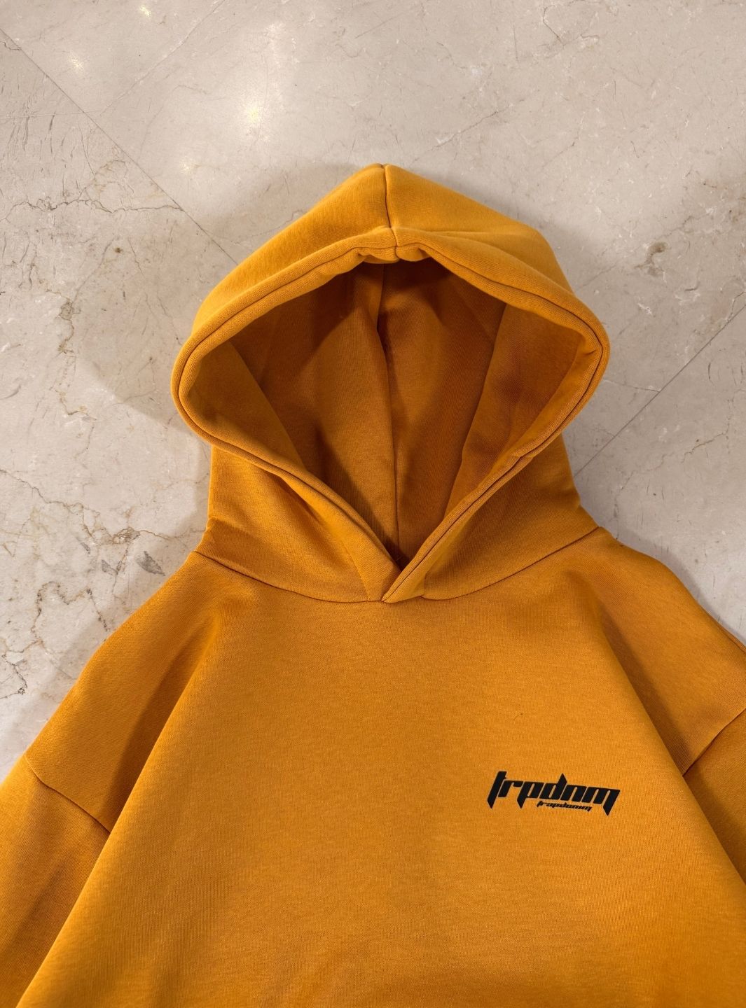 Trap Denim Hoodie Mustard | ResellZone