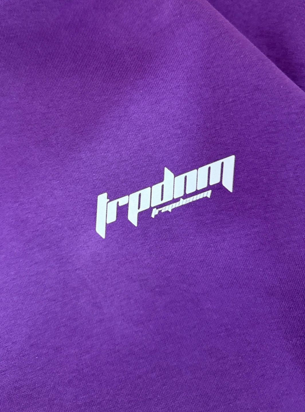 Trap Denim Hoodie Purple | ResellZone