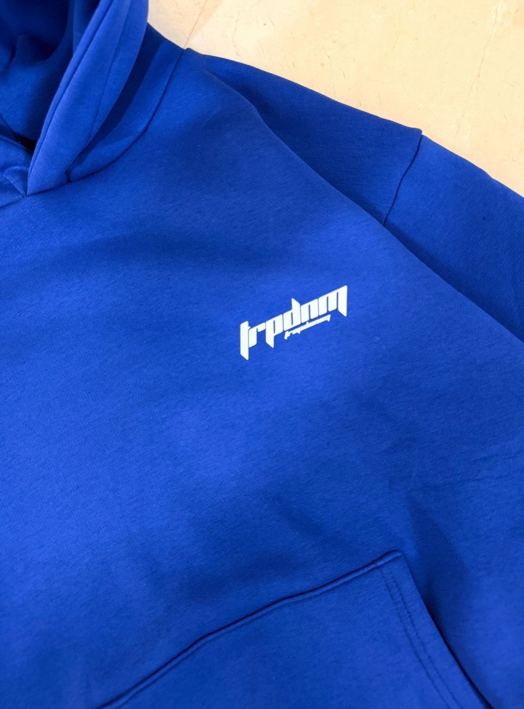 Trap Denim Hoodie Royal Blue | ResellZone