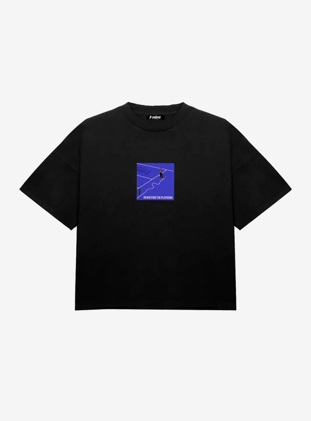 Trap Denim Rewriting The Playbook T-Shirt Black | ResellZone