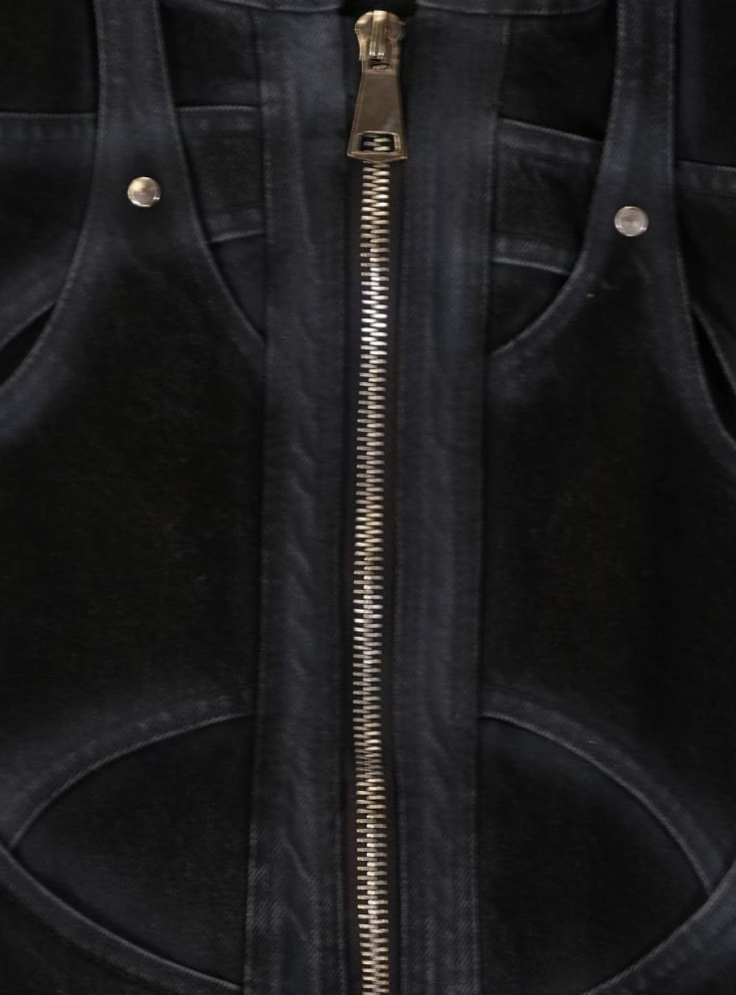 Trap Denim Washed Denim Intertwined Jacket | ResellZone