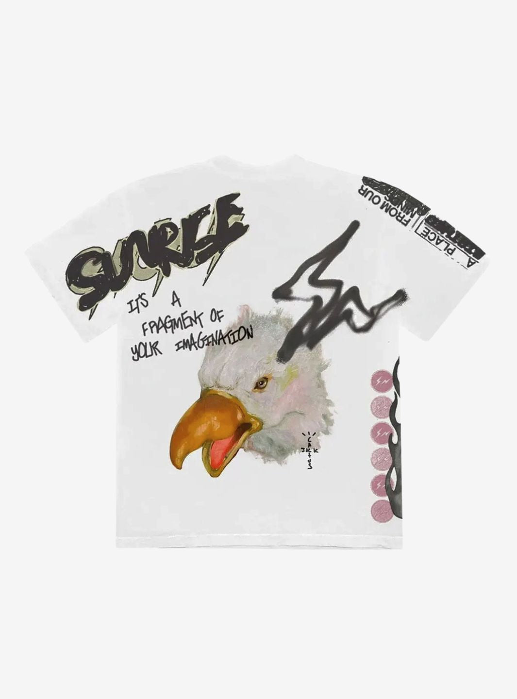 Travis Scott Cactus Jack For Fragment Sunrise T-Shirt White | ResellZone