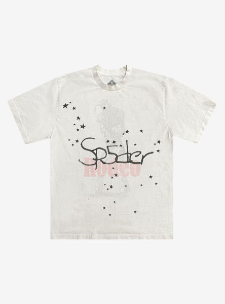 Travis Scott x Sp5der★Rodeo II ロゴ 半袖Tシャツ 送関込 Travis Scott x Sp5der☆Rodeo II ロゴ 半袖Tシャツ 送関込