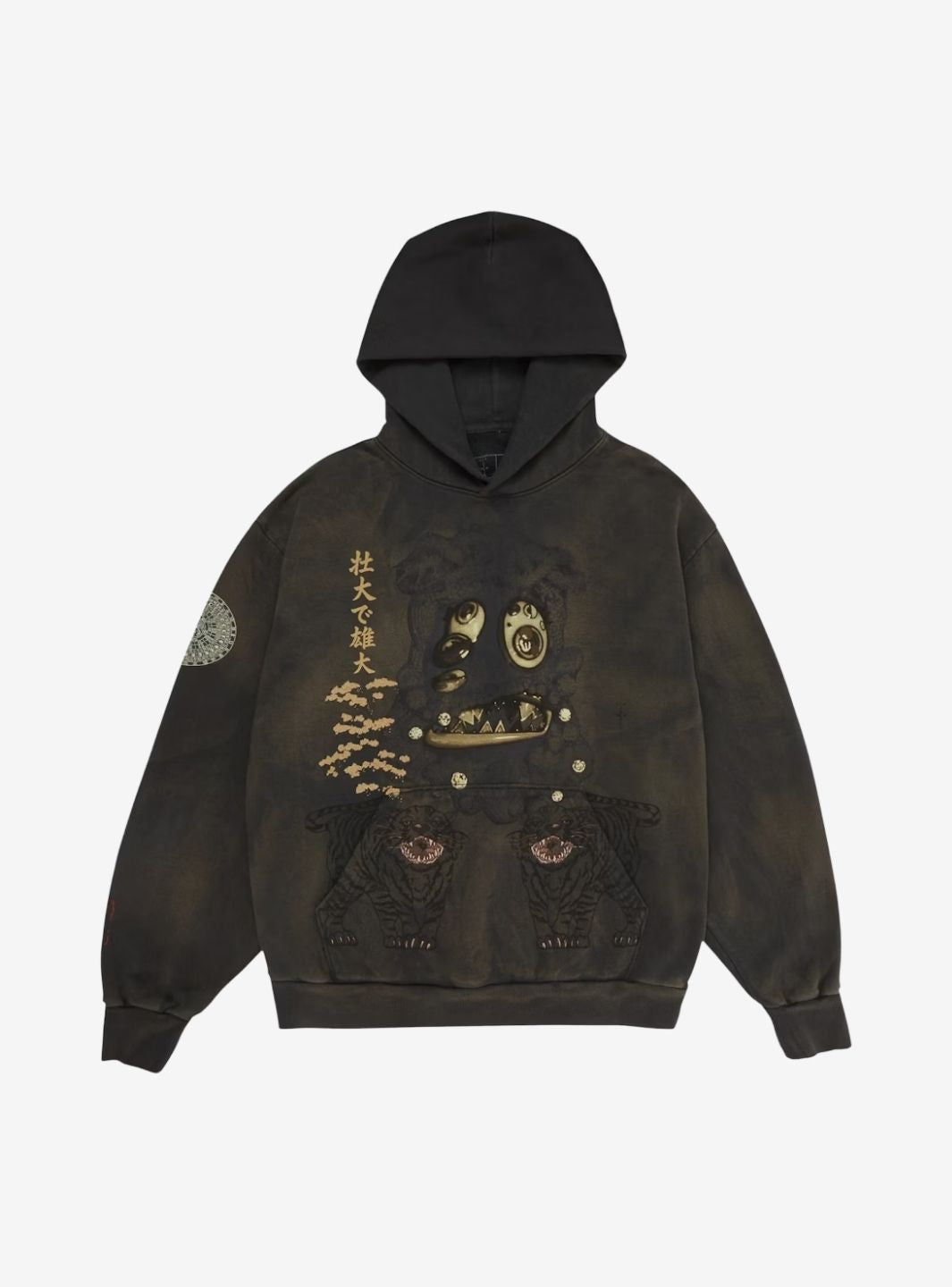 Travis Scott Cactus Jack x Takashi Murakami Hollow Hoodie Brown | ResellZone
