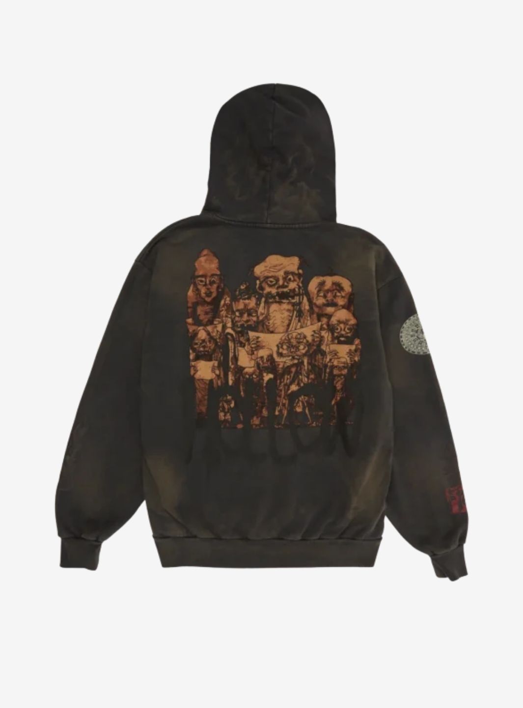 Travis Scott Cactus Jack x Takashi Murakami Hollow Hoodie Brown | ResellZone