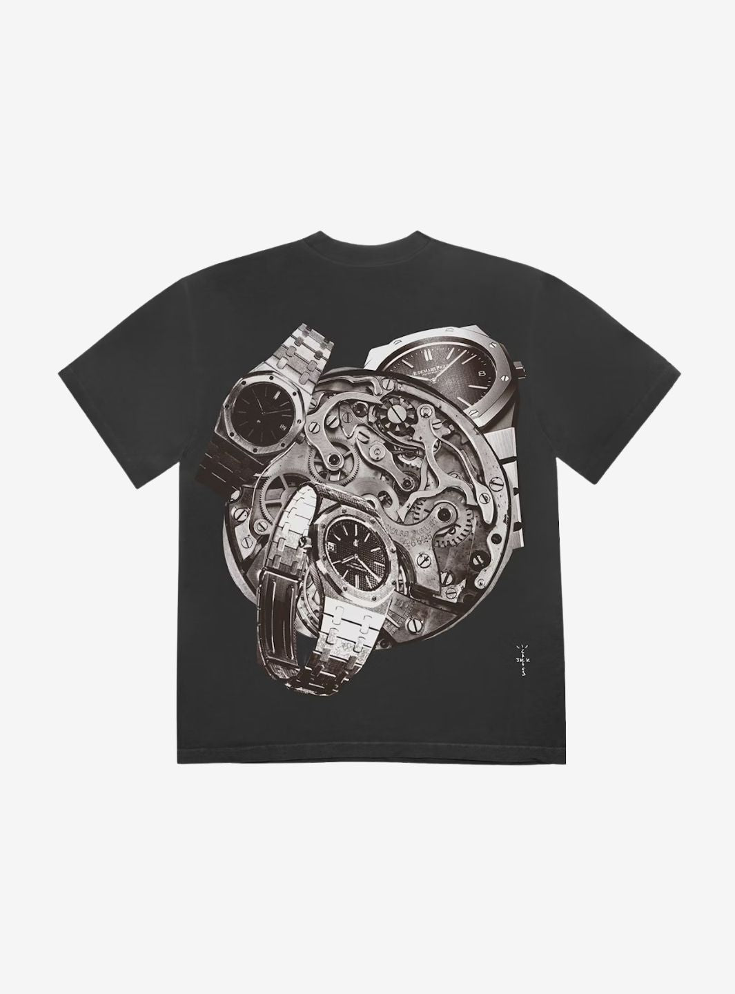 Travis Scott CJ x Audemars Piguet Collage T-Shirt Black | ResellZone