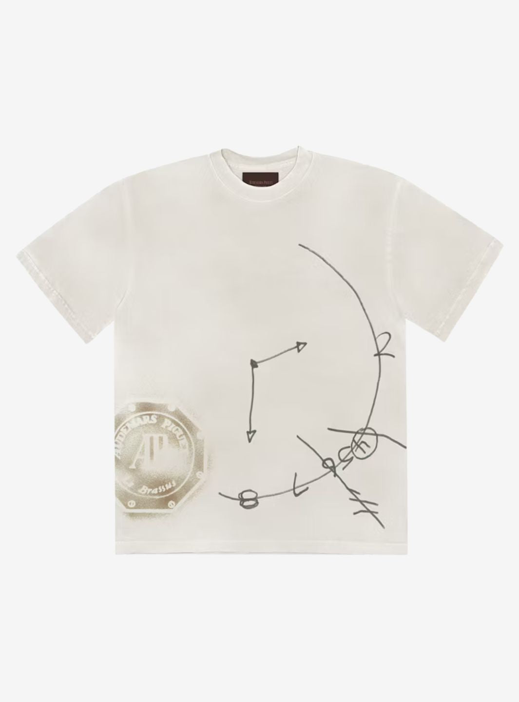 Travis Scott CJ x Audemars Piguet Time Zones T-Shirt White | ResellZone