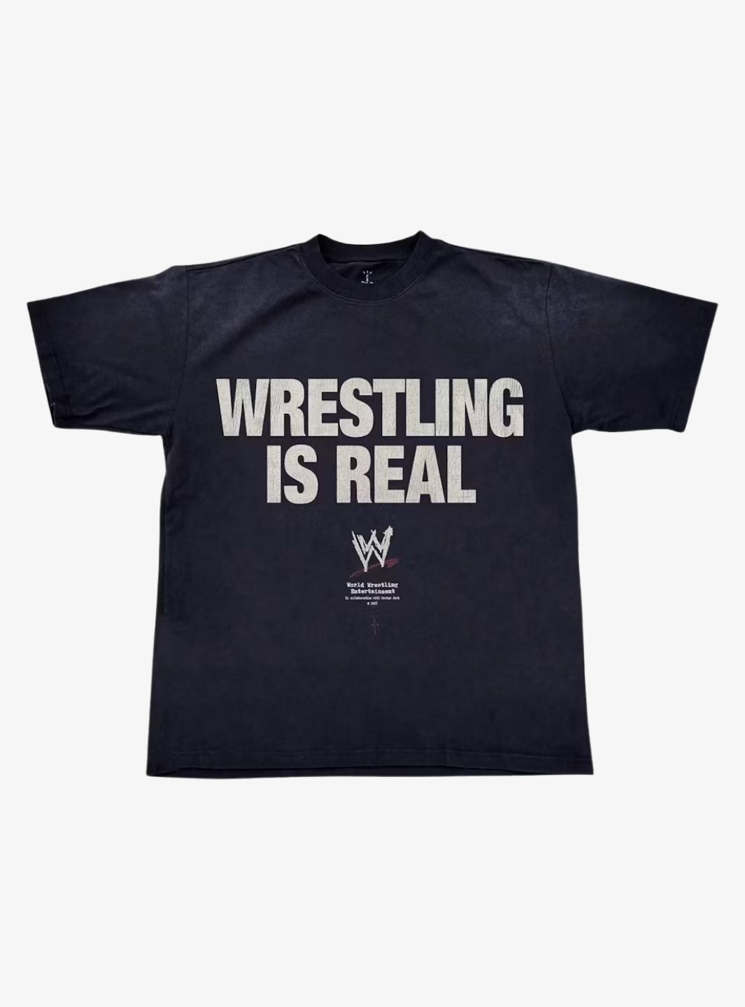 Travis Scott Wrestling Is Real T-shirt Black