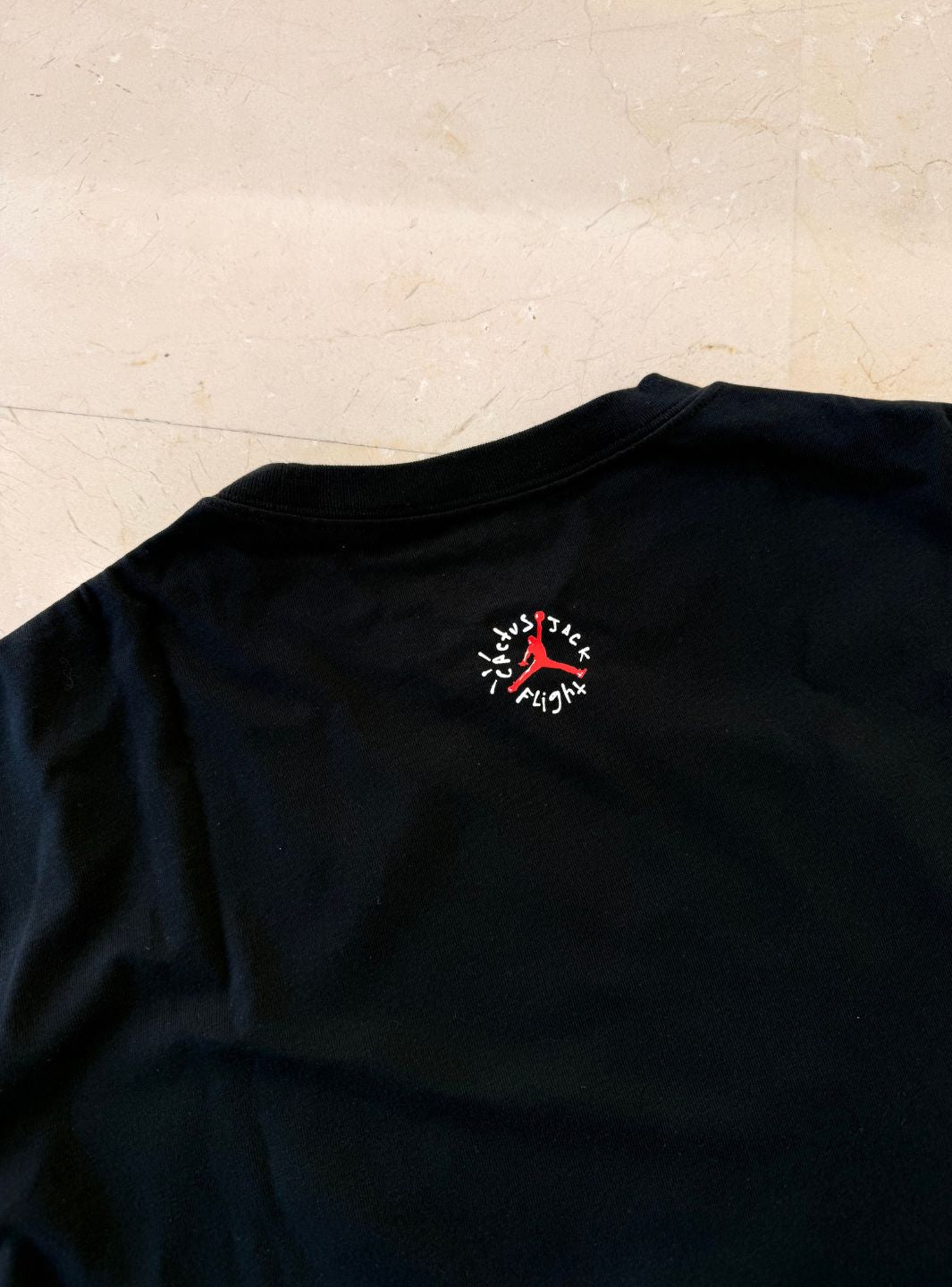 Travis Scott x Jordan Flight Graphic T-Shirt Black | ResellZone