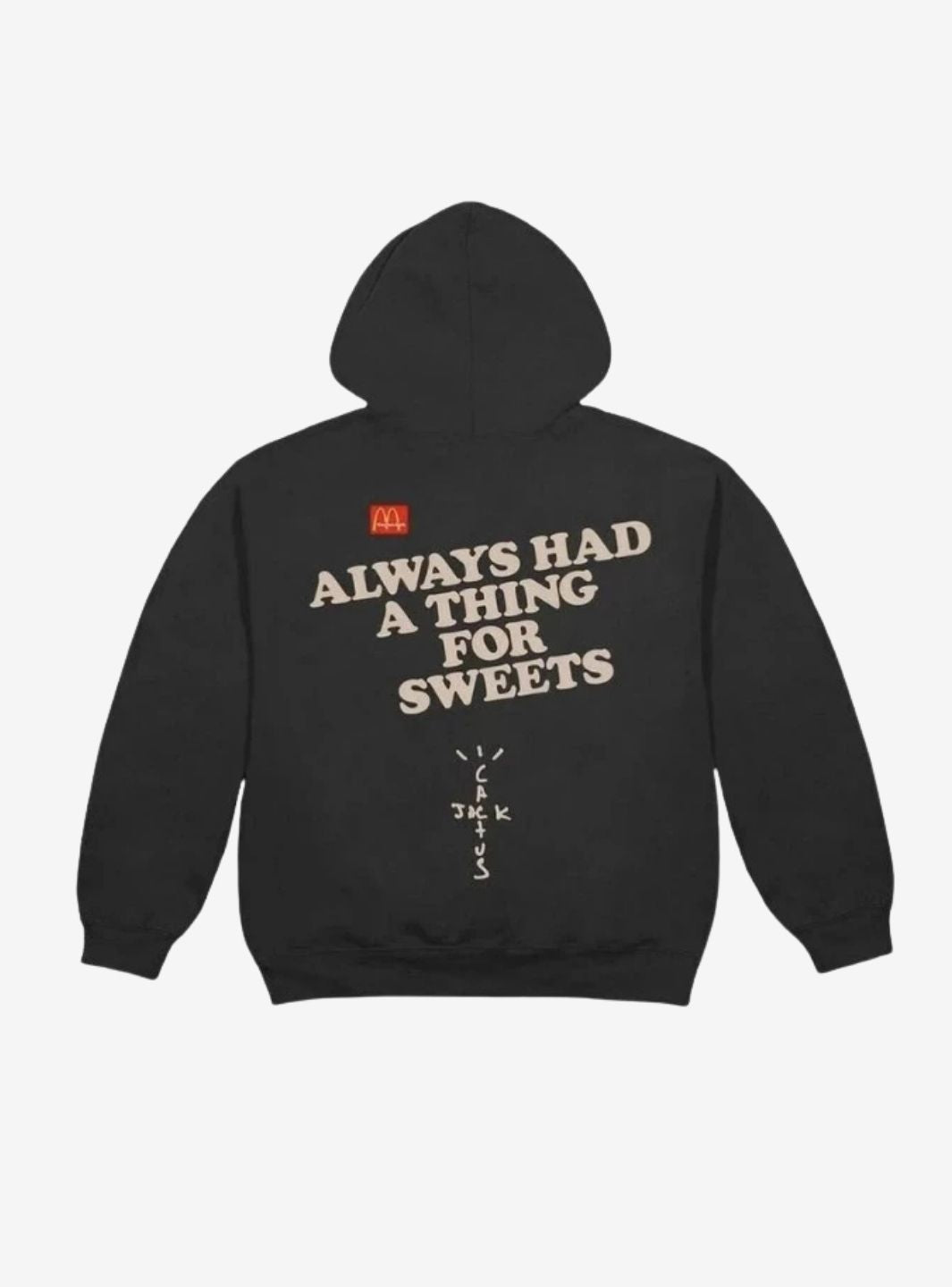 Travis Scott x McDonald's Apple Pie Hoodie Washed Black | ResellZone