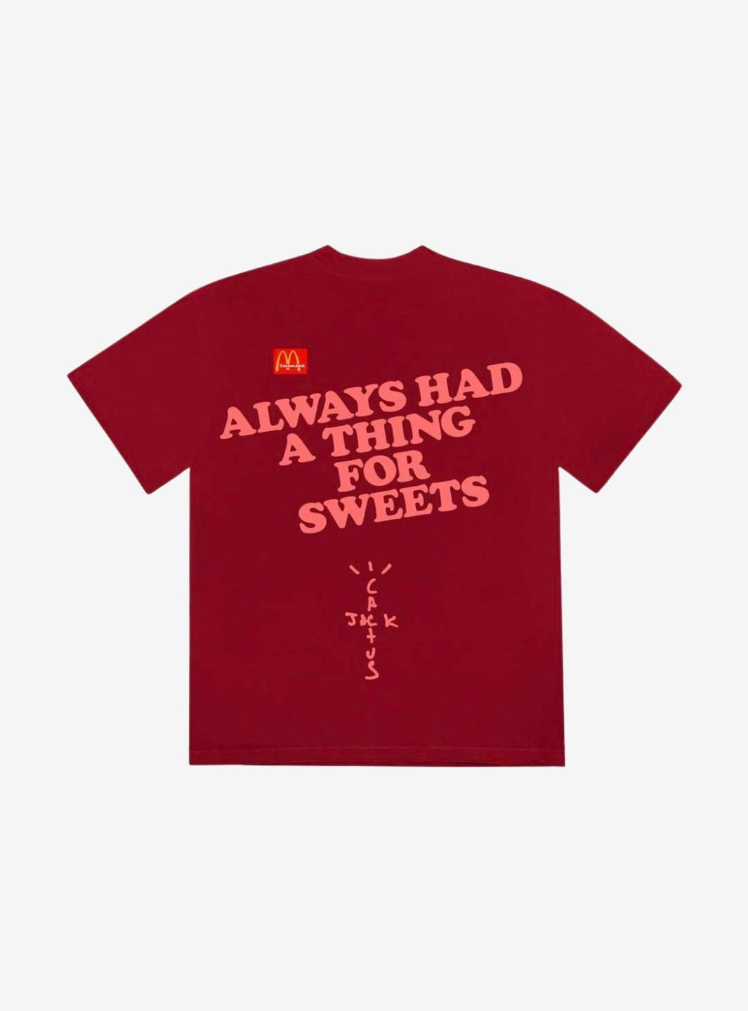 Travis Scott x McDonald's Apple Pie T-Shirt Red | ResellZone
