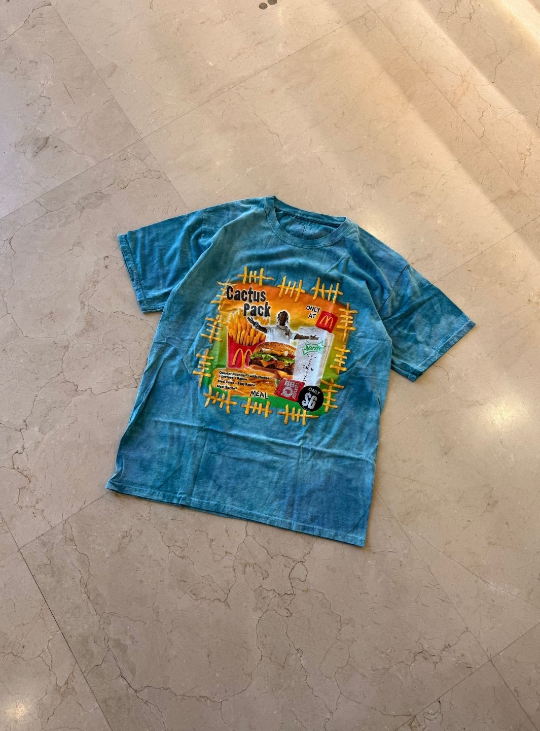 Travis Scott x McDonald's Cactus Pack Vintage Bootleg T-Shirt