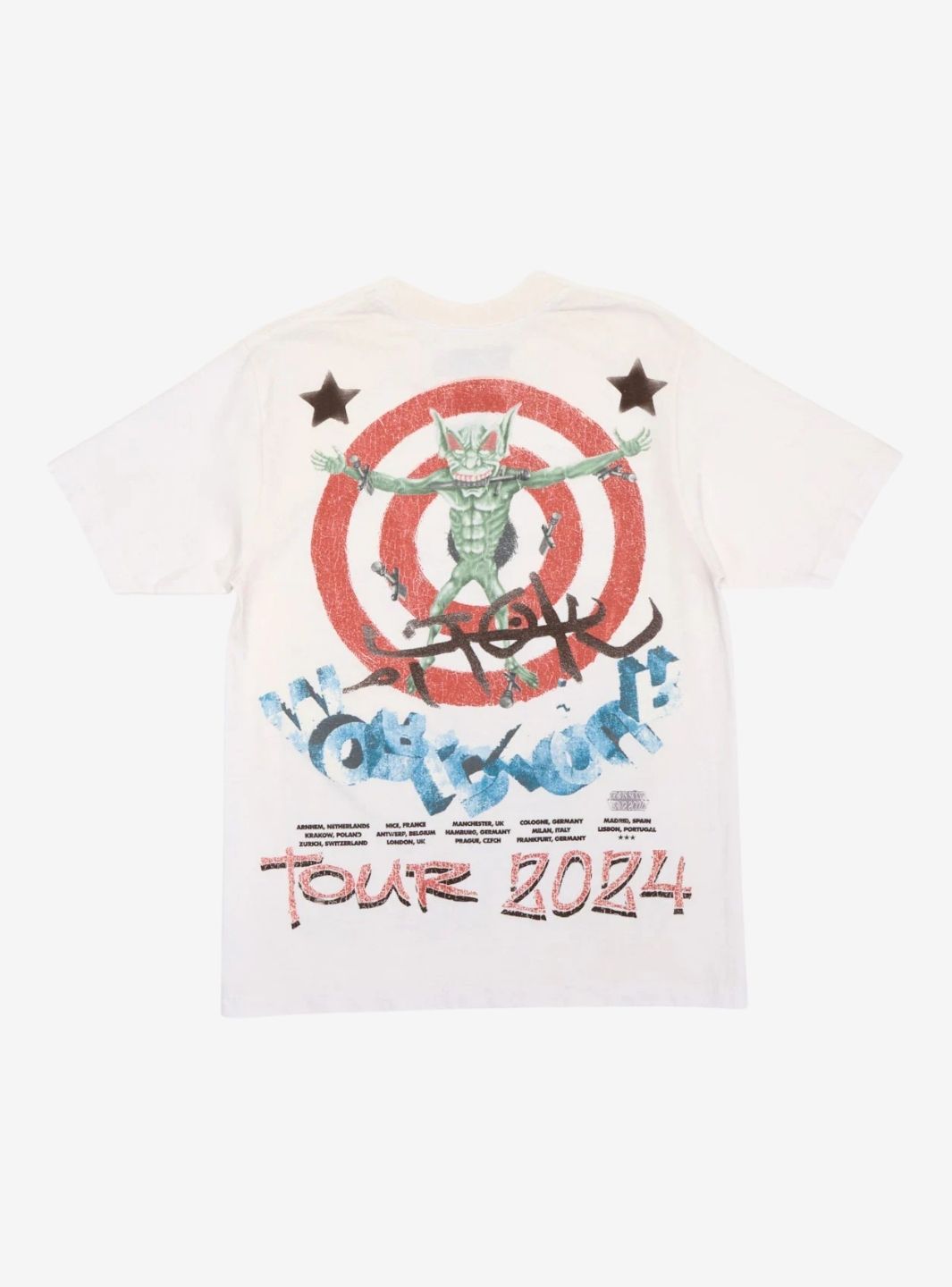 Travis Scott Utopia Circus Maximus 2023 Tour III T-Shirt White | ResellZone