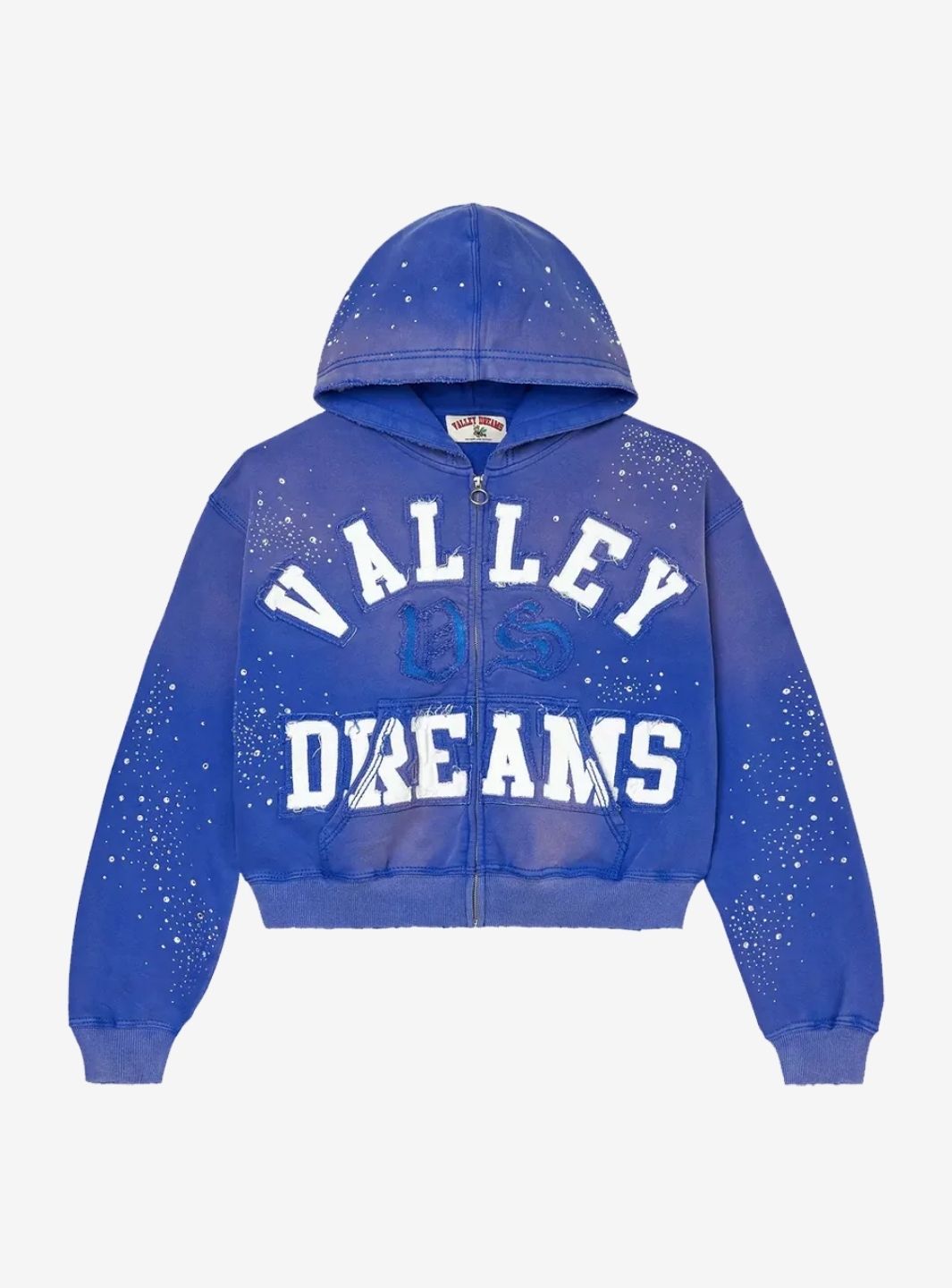 Vale Forever Classico Zip Up Hoodie Sapphire | ResellZone