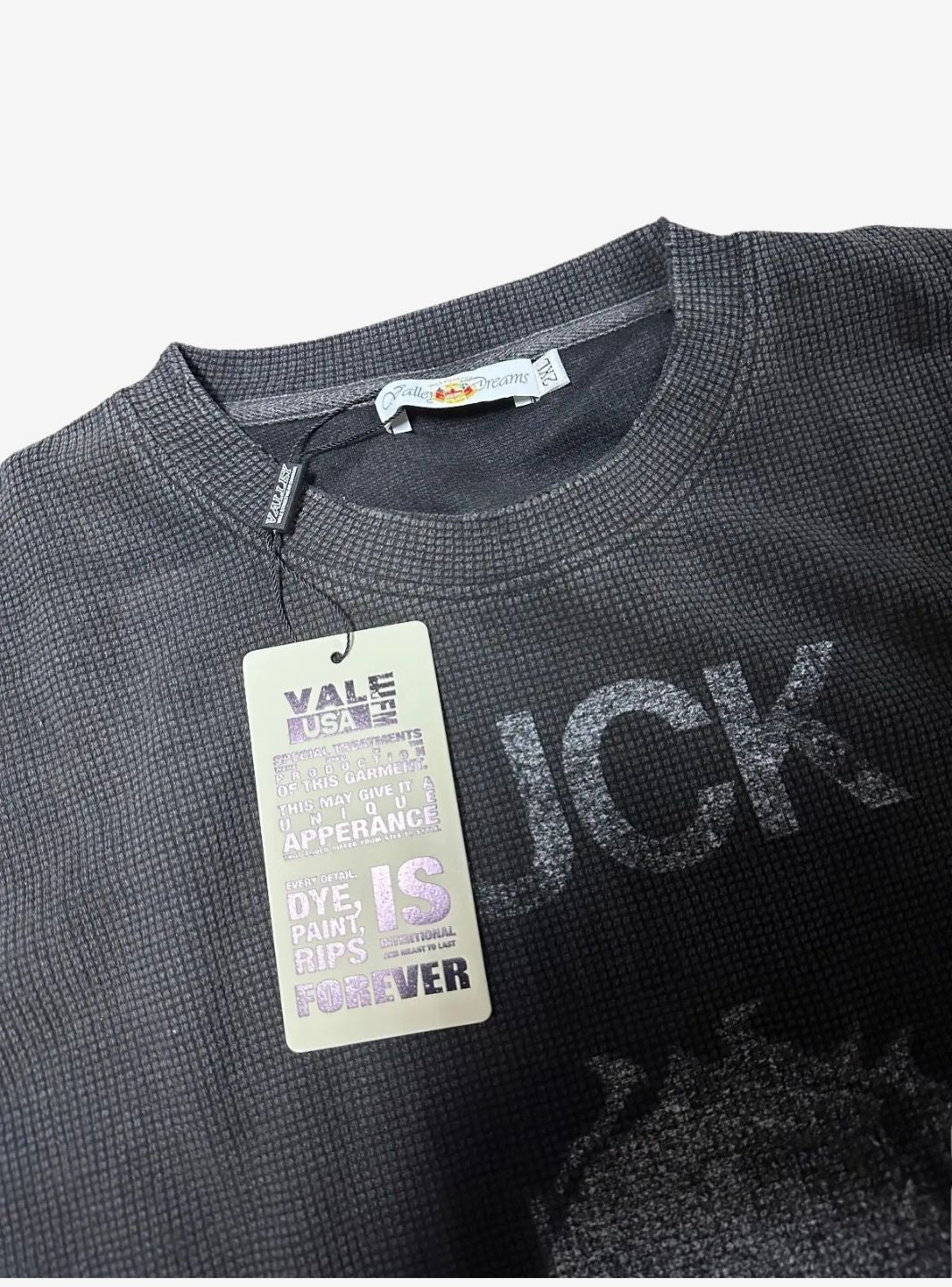 Vale Forever Fuck You Thermal L/S T-Shirt Black | ResellZone