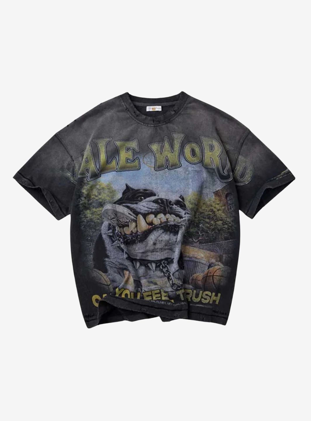 Vale Forever Wrecked T-Shirt Black Wash | ResellZone