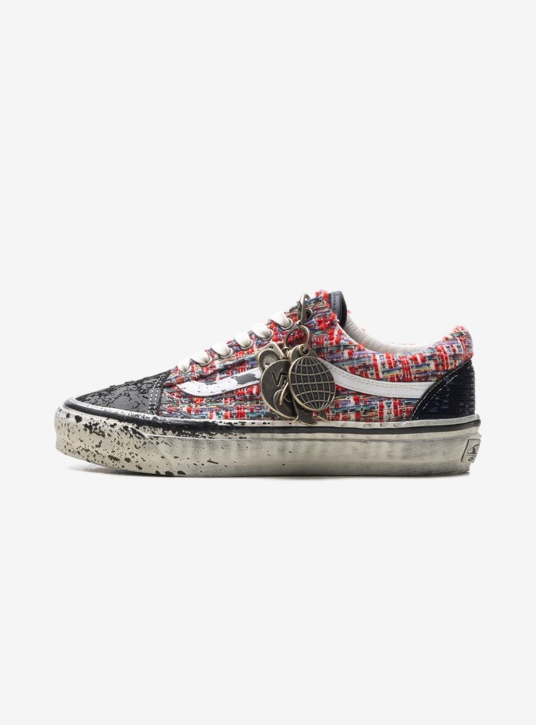Vans Premium Old Skool Charms Red Black - VN000D9VBOS | ResellZone