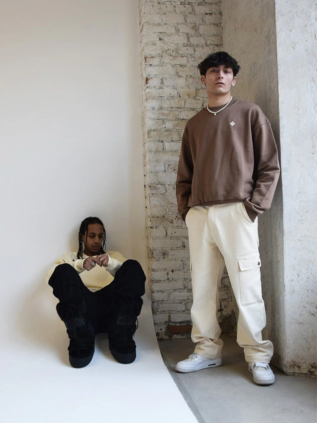 Pantalón Crewneck Taupe
